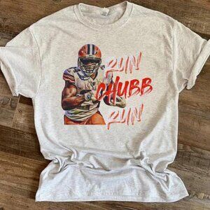 Nick Chubb Cleveland Browns Fan Nick Chubb Cleveland Football shirt retro